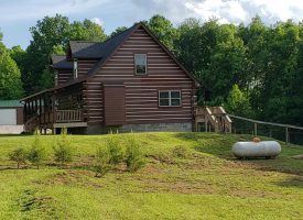20.82+/-acres with Beautiful Log Cabin