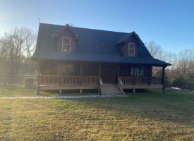 20.82+/-acres with Beautiful Log Cabin