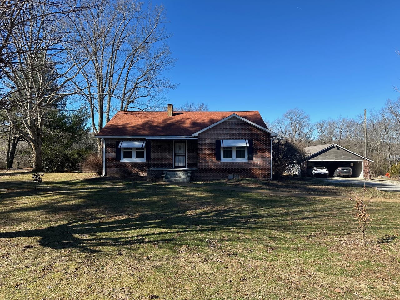 Come view this allbrick rancher nestled on 50.98+/acres. Mossy Oak