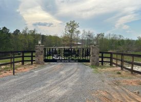 20+/-acres with Log Cabin with very private acres and views
